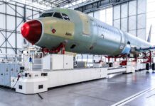 Die Airbus-Werke in Hamburg