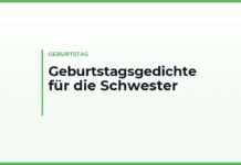 Geburtstagsgedichte für die Schwester, die ans Herz gehen — kurz für die Karte, lang zum Vorlesen